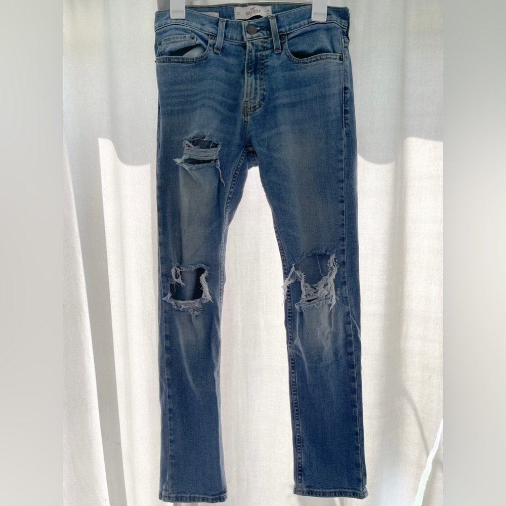 Hollister Ripped Skinny-Fit Jeans